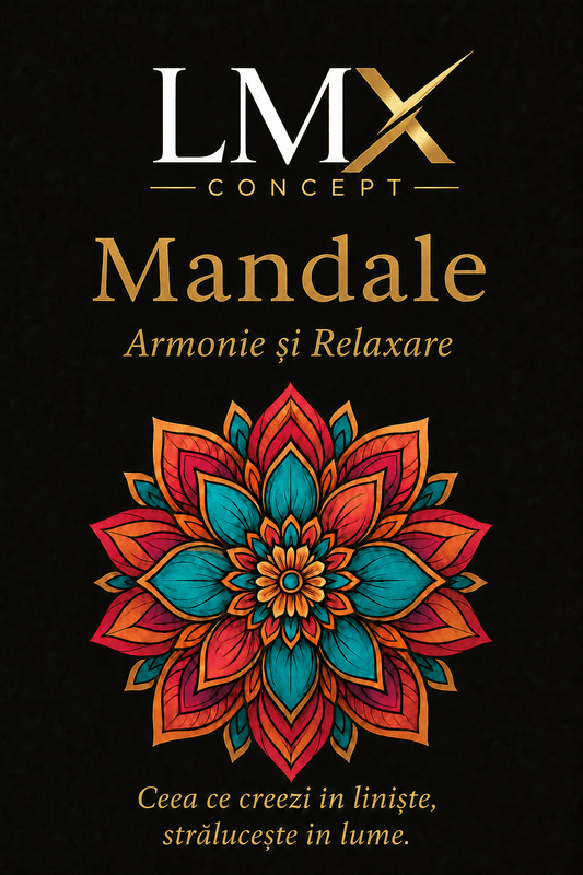Mandale Premium - Armonie și Relaxare | Carte digitală PDF - LMX Concept